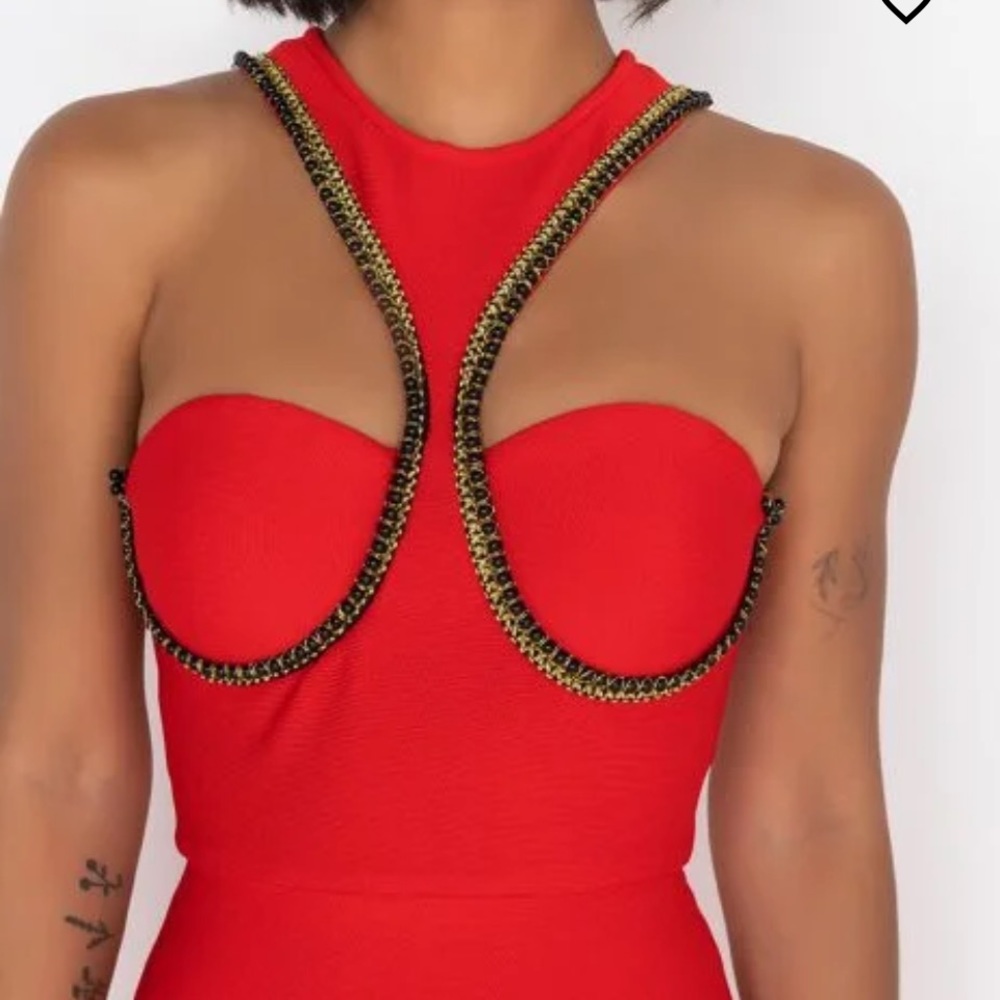 Classy bendage midi dress